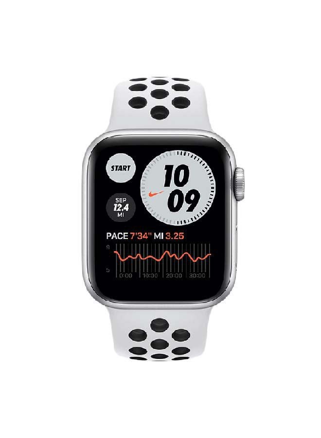 Apple Watch Nike SE-44 mm GPS Silver Aluminium Case with Sport