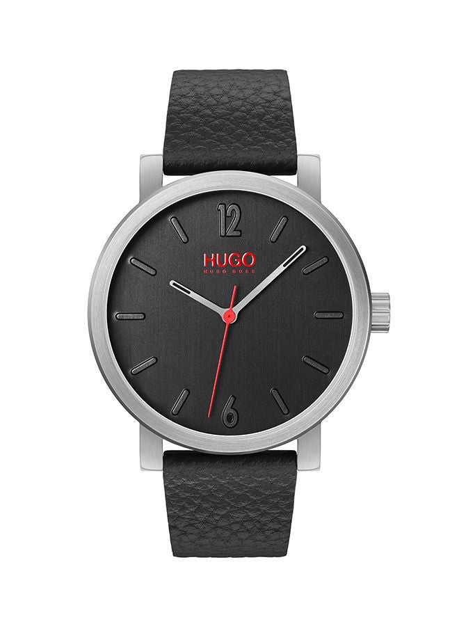 HUGO BOSS Men's Leather Analog Watch 1530115 