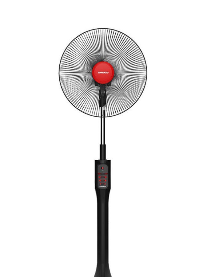 تورنيدو - مروحة استاند 16 بوصة 4 ريشة 65 W EFS-111M أحمر، أبيض - Image 1