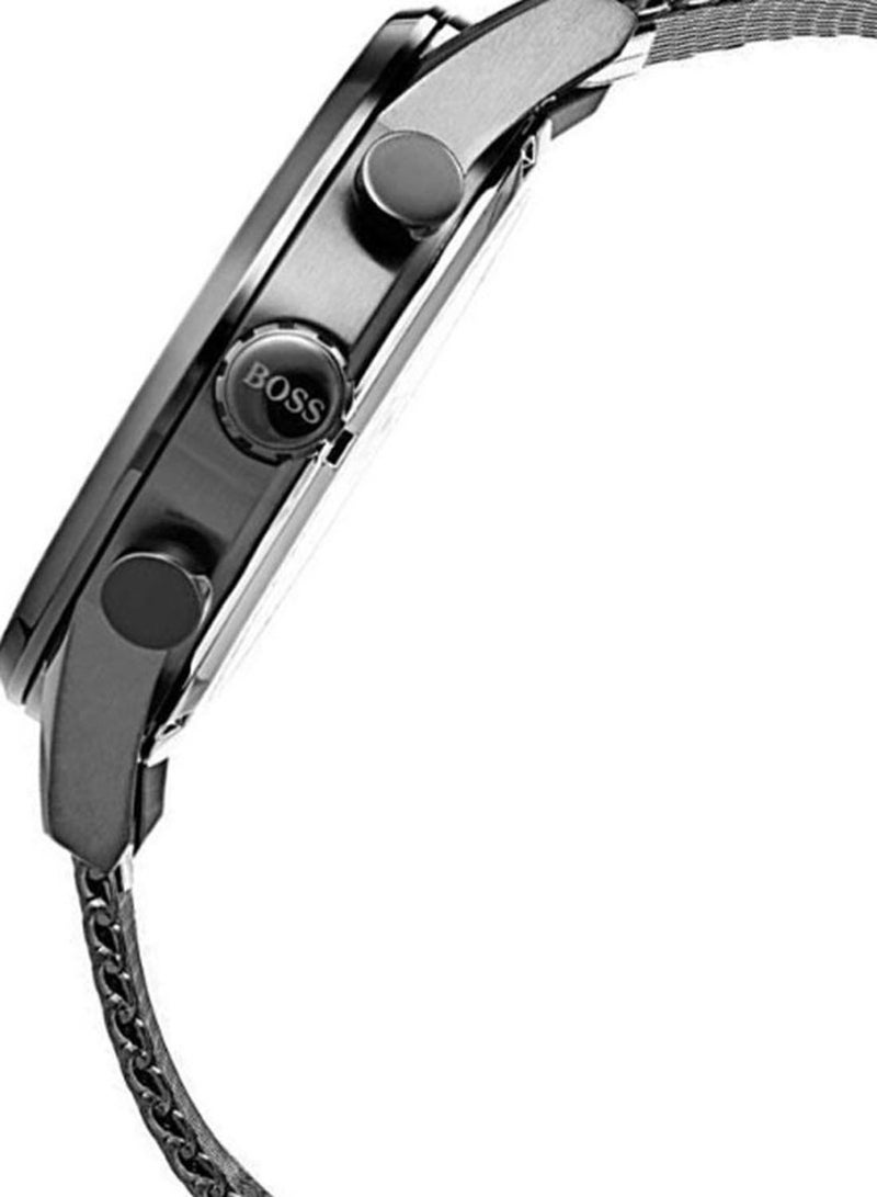 HUGO BOSS - Men's Navigator Metal Chronograph Wrist Watch 1513674 - Image 1