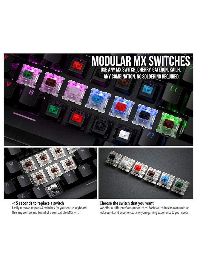 Glorious - Glorious Modular Mechanical Gaming Keyboard - TKL (Pre-Built) - Brown - Image 1