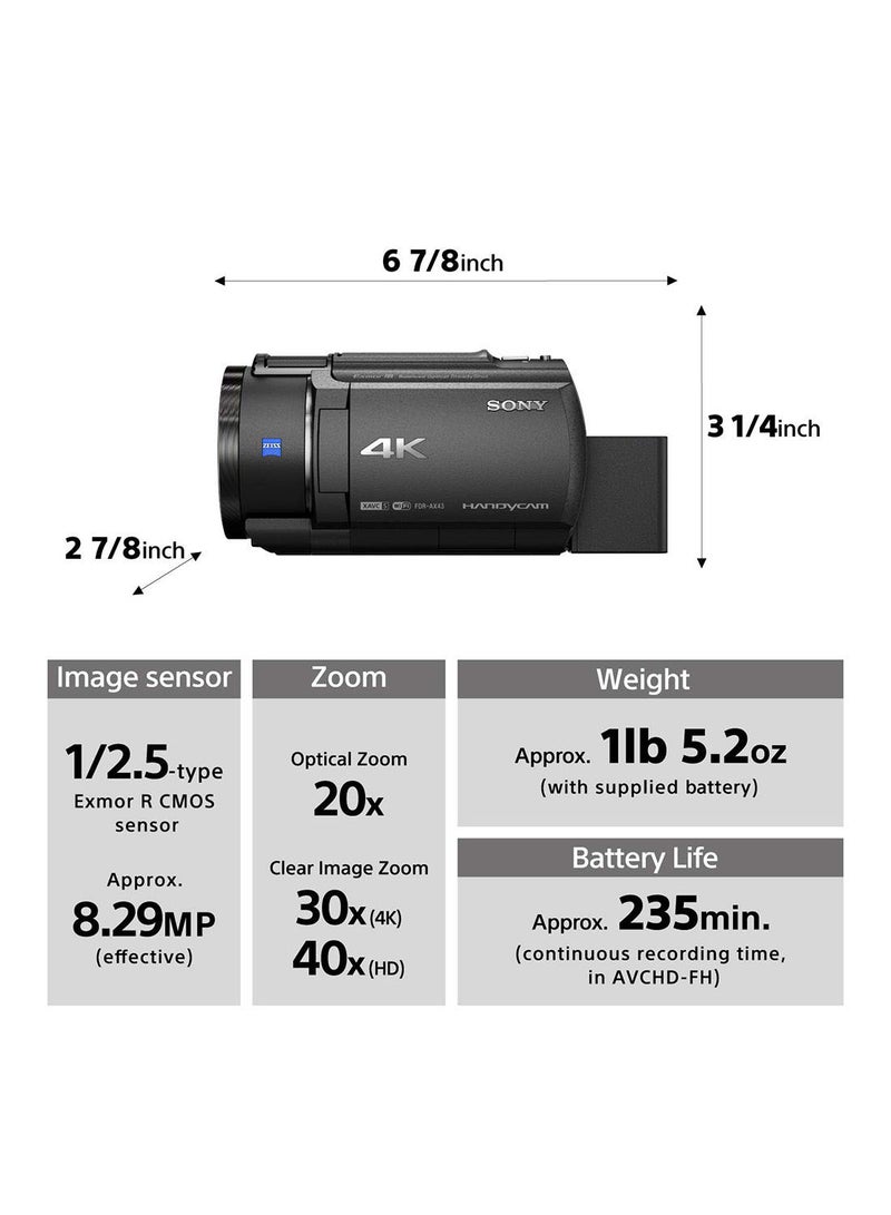 Sony - UHD 4K Handycam Camcorder - Image 1