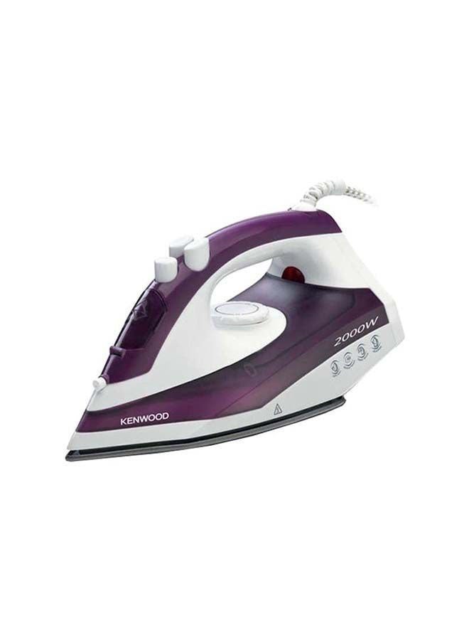 Steam iron, Non Stick Soleplate, Self Clean Function, Water Spray, 120G Steam Shot, 250 ml 2000 W STP40.000WP Purple/White - v1671210270/N41112606A_1