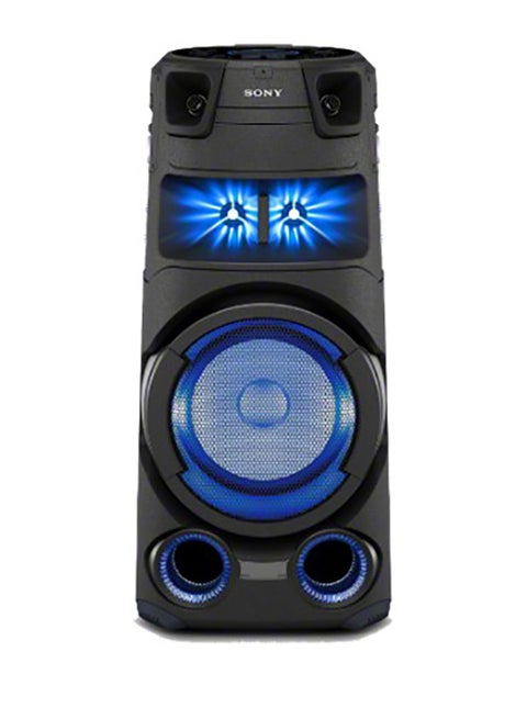 High-Power Party Speaker with BLUETOOTH Technology MHC-V73D Black/Blue