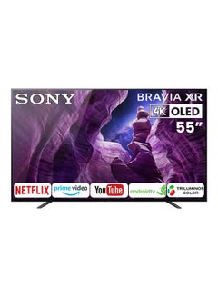 55-Inch 4K OLED UHD Smart TV KD-55A8H Black