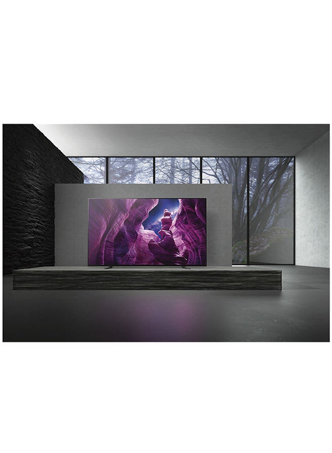 Sony - 55-Inch 4K OLED UHD Smart TV KD-55A8H Black - Image 1