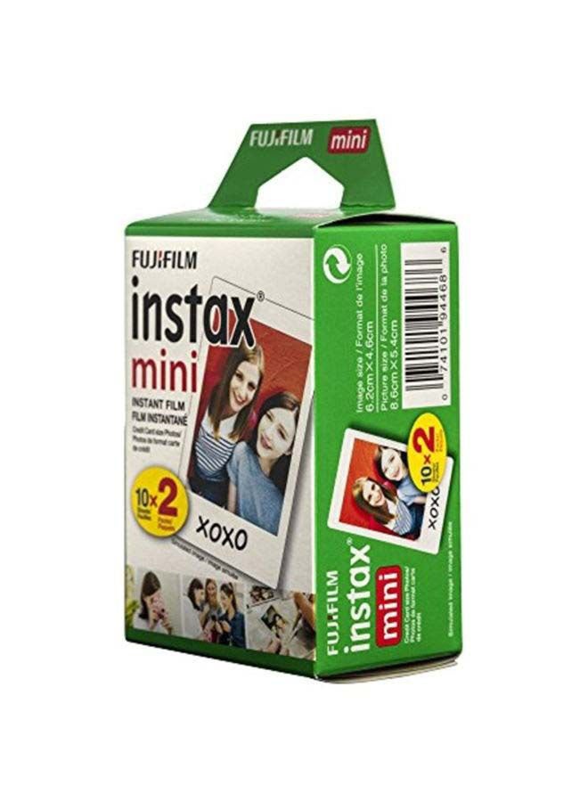 FUJIFILM - Instax Mini 11 Instant Film Camera With Pack Of 20 Film White - Image 1