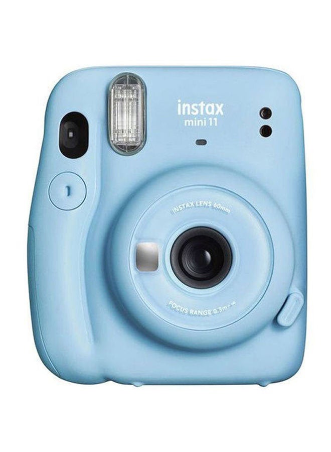 FUJIFILM Instax Mini 11 Instant Film Camera With Pack Of 20 Film Blue  - Image 2