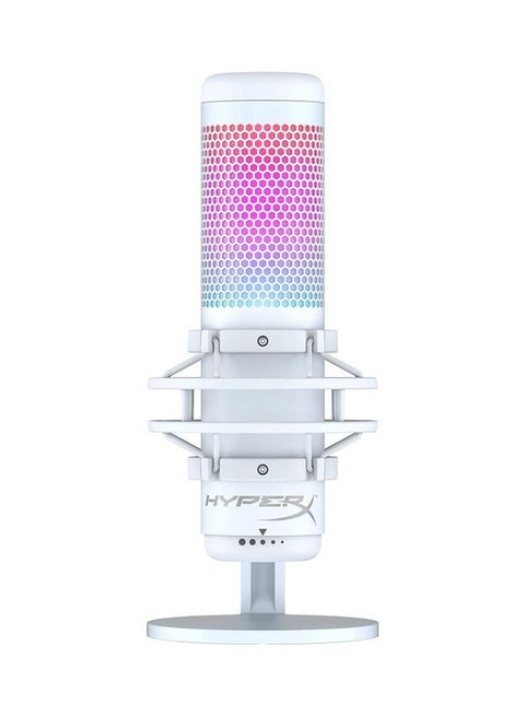 QuadCast S - RGB USB Condenser Microphone For PC, PS4 And Mac, Anti-Vibration Shock Mount, Four Polar Patterns, Pop Filter, Gaming, Streaming, Podcasts, Twitch, YouTube And Discord