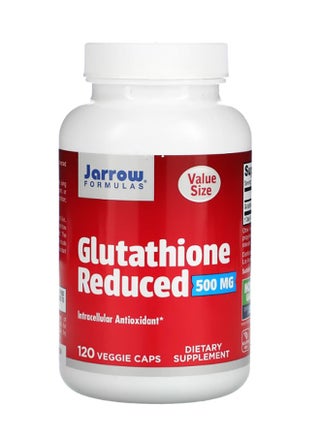 jarrow glutathione 120 Formulas Reduced, 500 mg, Veggie Capsules jarrow formulas glutathione supplement Glutathione