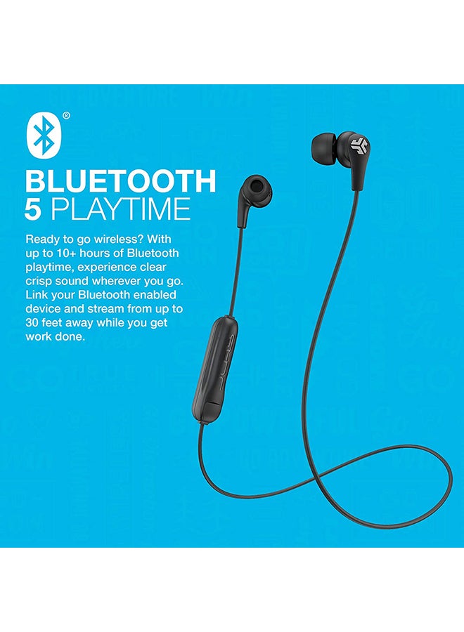 Jlab Audio JBuds Pro Bluetooth Wireless Signature Earbuds | Titanium 10mm Drivers | 6-Hour Battery Life | Music Controls | Noise Isolation | Bluetooth 41 Extra Gel Tips and Cush Fins Black  - Image 4