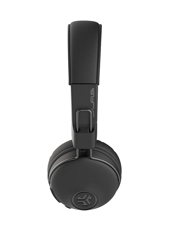 Jlab Studio Bluetooth Wireless On-Ear Headphones | 30+ Hour Bluetooth 5 Playtime | EQ3 Sound | Ultra-Plush Faux Leather & Cloud Foam Cushions | Track and Volume Controls | Black  - Image 2