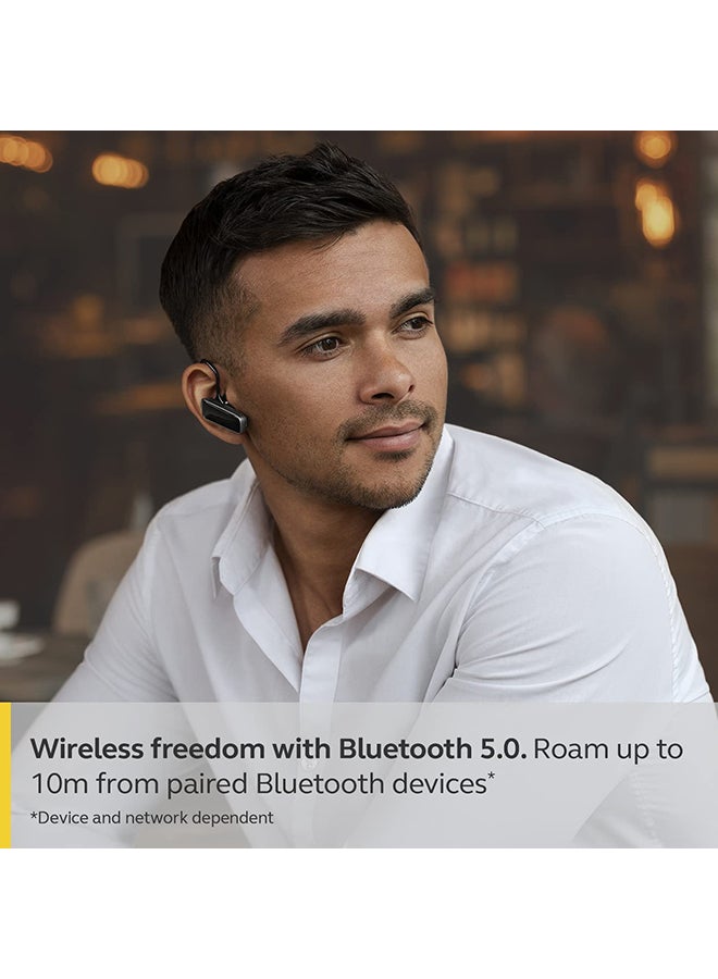 Talk 25 SE Mono Bluetooth Headset - Wireless Single Ear Headset with Built-In Microphone, Media Streaming and up to 9 hours Talk Time - Black