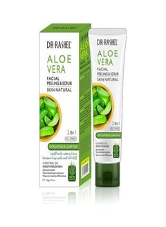 DR. RASHEL Aloe Vera 2 In 1 Facial Peeling And Scrub 100grams  - Image 2