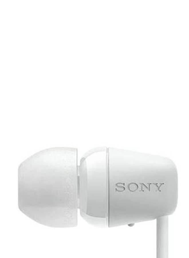 سوني سماعة أذن داخلية لاسلكية مع ميكروفون طراز WI-C200 أبيض - Image 5