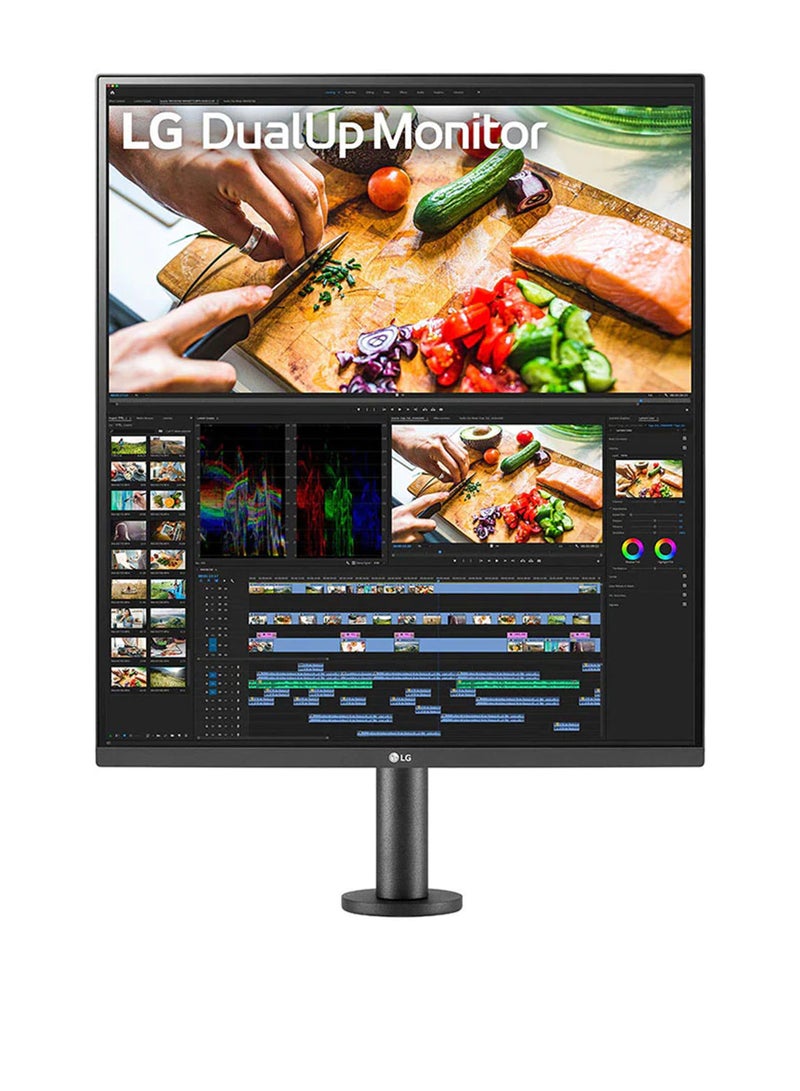 إل جي - شاشة SDQHD Nano IPS DualUp مقاس 28 بوصة (2560 × 2880) مع حامل Ergo، HDR10، USB Type-C (90W PD) 28MQ780-B - - Image 1