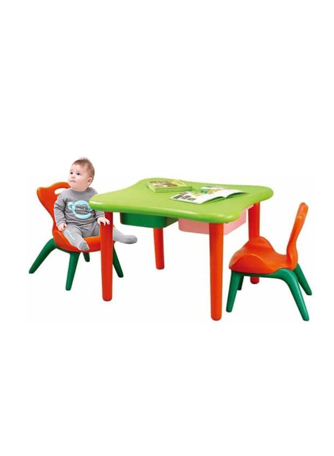 Ching-Ching Children's Table With 2 Drawers - Image 2