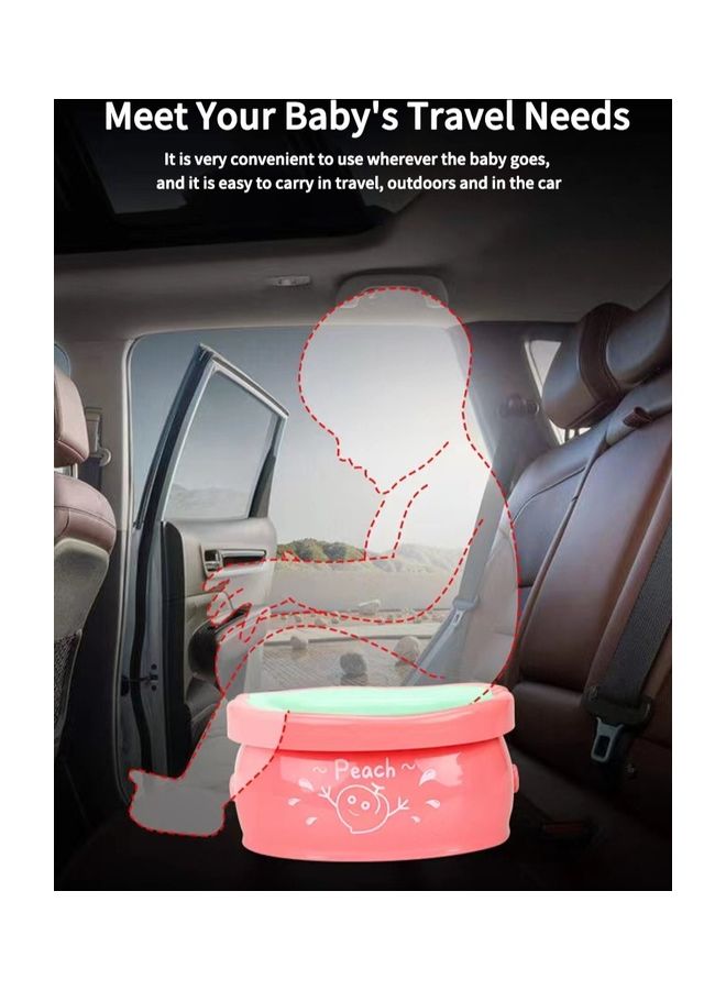 كيدل مرحاض سيارة كارتون للأطفال قابل للطي للاستعمال مرة واحدة - Image 3