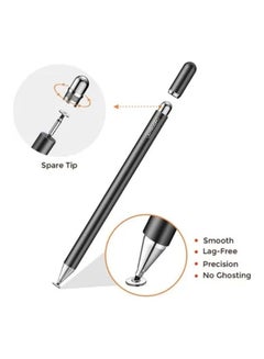 JOYROOM iPad Pencil for Kid Student Drawing&Writing, Universal for iPad Pro/iPad 8th/7th/6th, Generation/Mini/Air/iPhone/Android/Samsung/Surface Black black  - Image 3