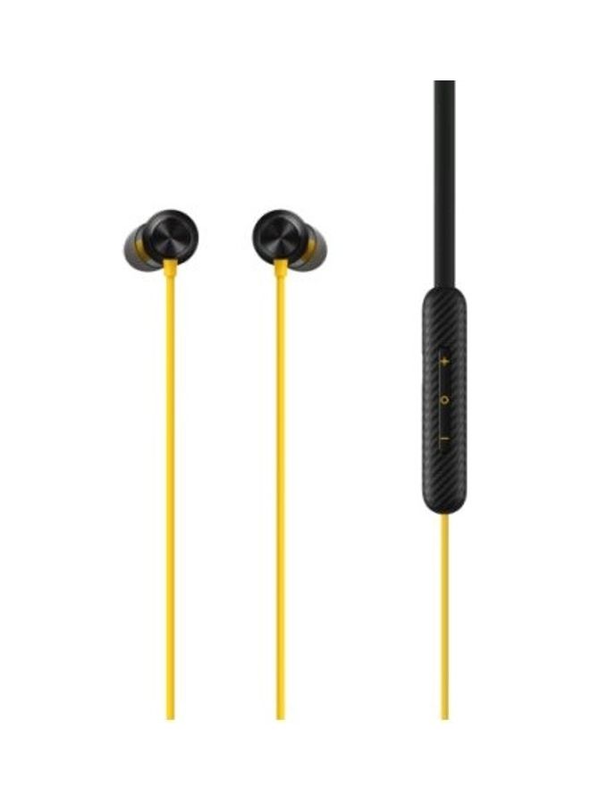 realme - Buds Wireless 2S Bluetooth Eearphone 11.2MM Bass Boost Driver 24H Battery Life IPx4 Music Sport Earbuds Yellow - Image 1