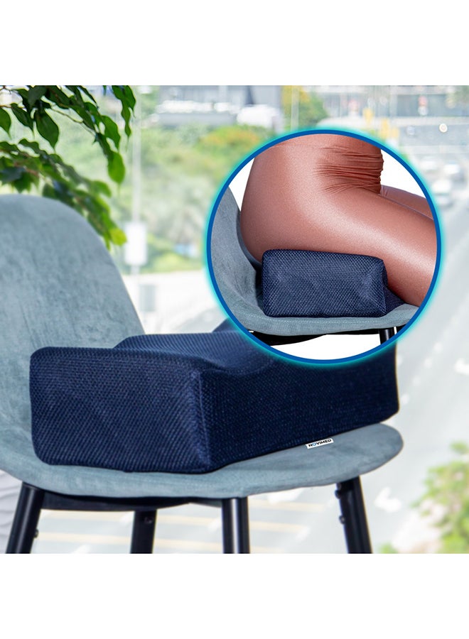 NOVIMED - Bbl Coccyx Cushion Pillow After Surgery For Recovery Enhance Body Shape Used For Sitting On Any Chair Microfiber Black 40x20centimeter - Image 1