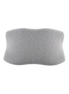 NOVIMED Advanced Cervical Memory Foam Pillow, Contour Pillows For Neck And Shoulder Pain, Ergonomic Orthopedic Neck Support Pillow For Side Sleepers, Back And Stomach Sleepers (White) Polyester Grey 60x38cm  - Image 3