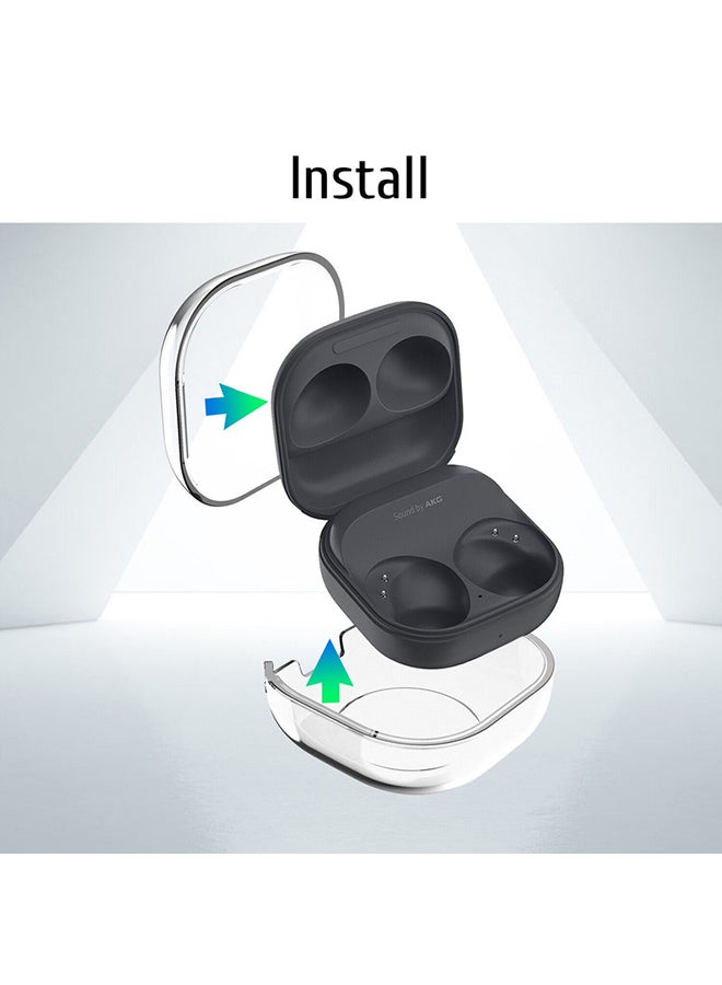 Shockproof Protect Design TPU Protective Case For Samsung Galaxy Buds Live Clear