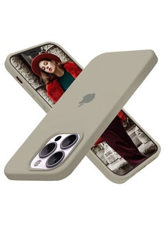 MARGOUN Protective Soft Silicone Case Cover for Apple iPhone 13 Pro  Max Stone  - Image 3