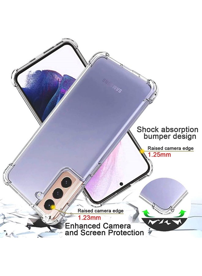 MARGOUN Shockproof Gorilla Bumper Soft TPU Case Cover for Samsung Galaxy S22 Plus 5G Clear  - Image 2