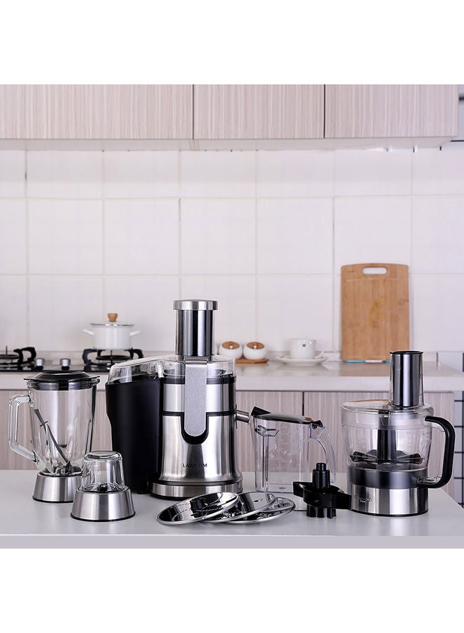 طقم خلاط وعصارة من الإستانلس ستيل 8 في 1 7 L 800 W 05-2251-01 رمادي/أسود - v1671458694/N35436811A_7