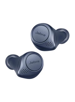 Jabra Elite Active 75t Earbuds - Active Noise Cancelling True Wireless Sports Earphones With Long Battery Life For Calls And Music Navy  - Image 1