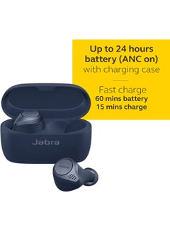Jabra Elite Active 75t Earbuds - Active Noise Cancelling True Wireless Sports Earphones With Long Battery Life For Calls And Music Navy  - Image 5