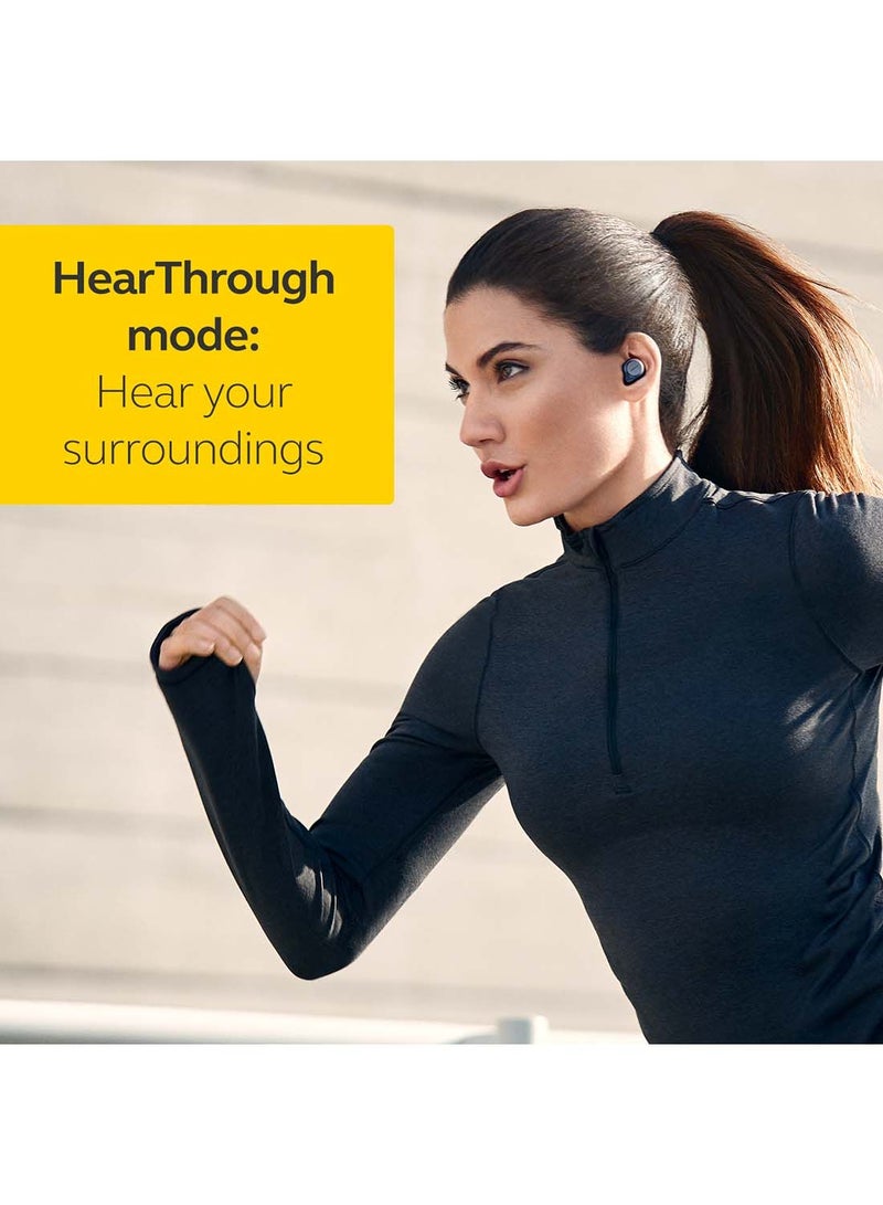 Jabra - Elite Active 75t Earbuds - Active Noise Cancelling True Wireless Sports Earphones With Long Battery Life For Calls And Music Navy - Image 1