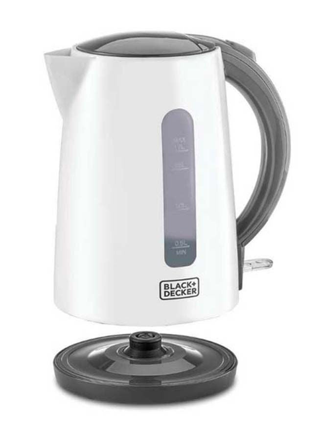 BLACK+DECKER - Electric Kettle And 2 Slice Bread Toaster Breakfast set 1.7 L 2200.0 W MBF70-B5 White/Grey - Image 1