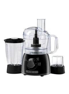 BLACK+DECKER Food Processor 29 Functions 4-in-1 (Blender + Grinder + Dough Maker + Food Processor) 1.2 L 400.0 W KR42-B5 Black  - Image 2