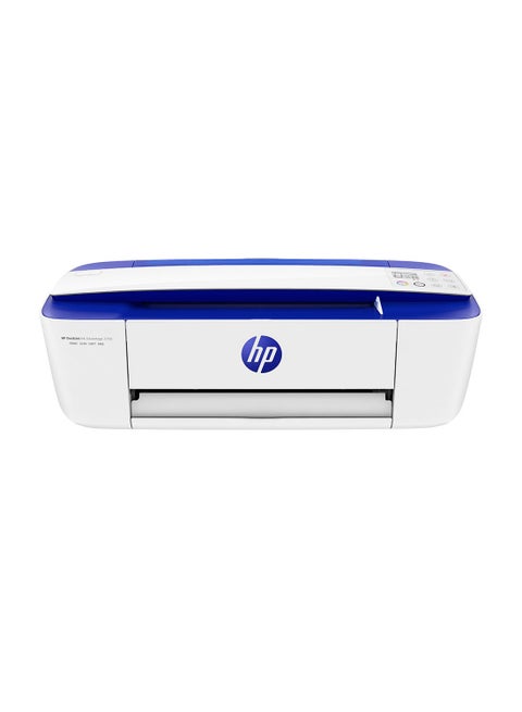 DeskJet Ink Advantage 3790 Wireless All-In-One Printer, Print, Copy, Scan - Dark Blue [T8W47C] White/Blue