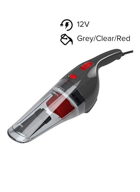 Auto Dustbuster Handheld Vacuum, 12V DC, Fits Cigarette Lighter, Double Action Filtration, Ergonomic, 5m Cable, Car Cleaning, Extended Reach, Easy Storage,