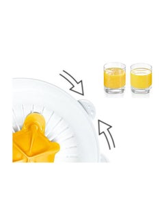 BOSCH VitaPress Electric Citrus Juicer 800 ml 25 W MCP3500N White/Clear/Yellow  - Image 4