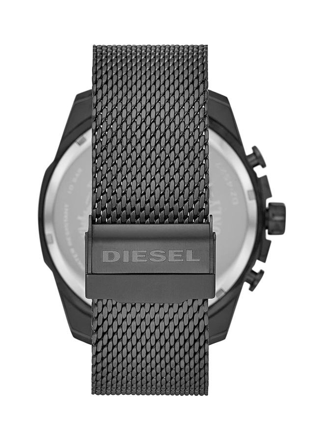 DIESEL Men's Only The Brave Round Shape Stainless Steel Chronograph Wrist Watch 51 mm - Grey - DZ4527 - Image 2