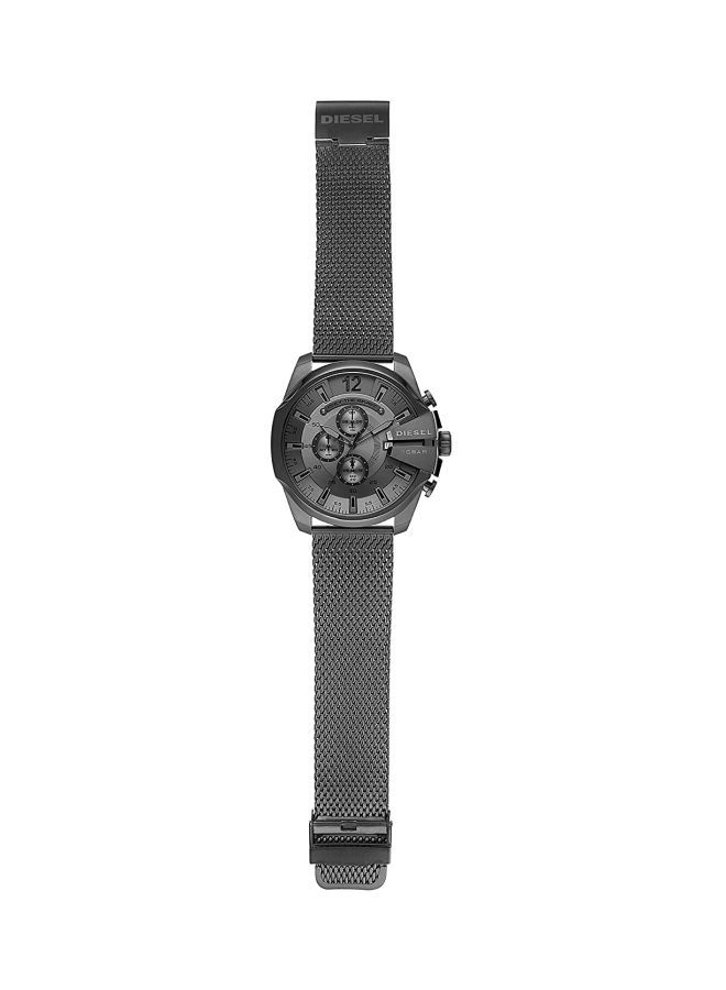 DIESEL Men's Only The Brave Round Shape Stainless Steel Chronograph Wrist Watch 51 mm - Grey - DZ4527 - Image 4