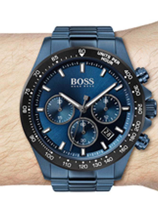 HUGO BOSS Men's Stainless Steel Contemporary Sport Chronograph Watch 1513758  - Image 3