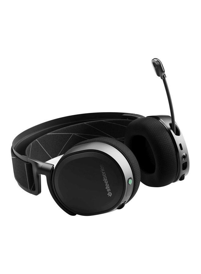 ستيل سيريز سماعة رأس للألعاب أركتيس 7 باتصال لاسلكي غير منقطع (إصدار 2019) بتقنية DTS هيدفون:X إصدار 2.0 وصوت محيطي لأجهزة الكمبيوتر وبلايستيشن 4 بلون أسود - Image 4