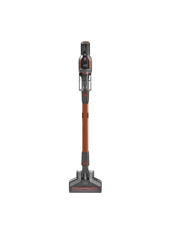 BLACK+DECKER Cordless Stick Vacuum Cleaner with 4 in1 function, three speed setting and battery charge indicator 650 ml 36 W BHFEV182C-GB Orange