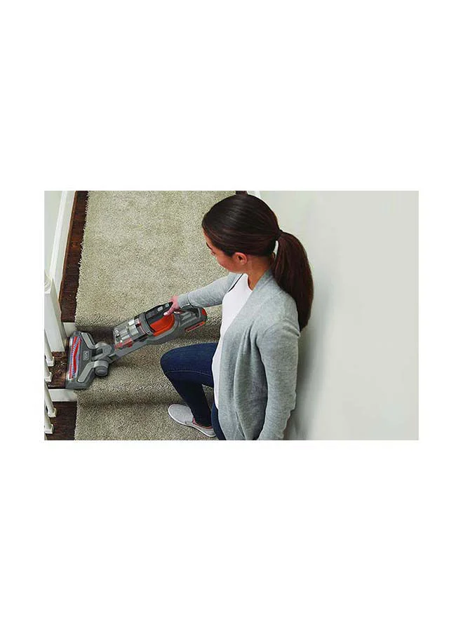 BLACK+DECKER Cordless Stick Vacuum Cleaner with 4 in1 function, three speed setting and battery charge indicator 650 ml 36 W BHFEV182C-GB Orange