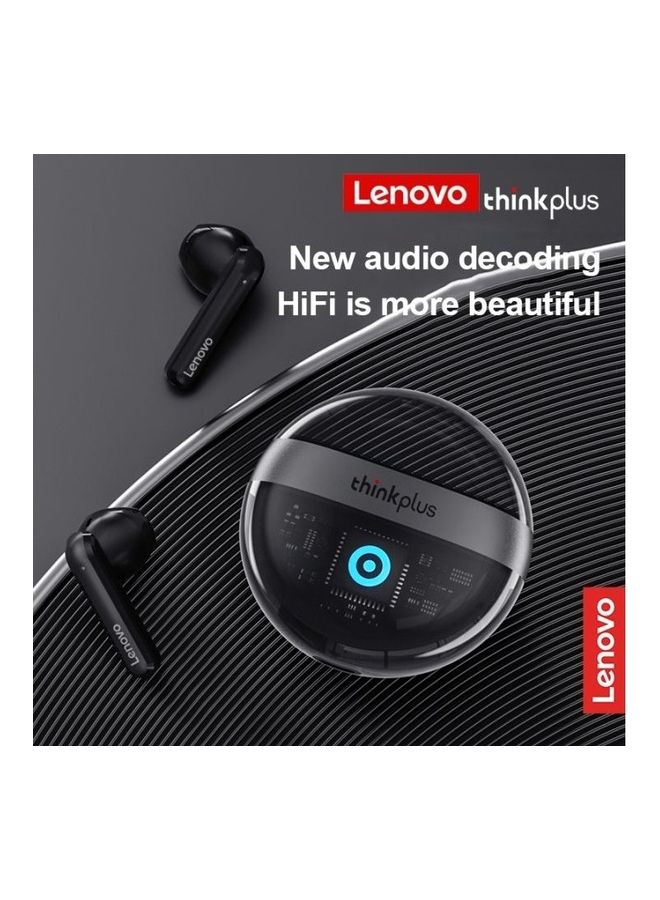 Lenovo - Thinkplus T40 TWS Wireless Bluetooth Headset Waterproof Earphone Gaming Sports Headphones Long Standby Earbuds Stereo Earphones Black - Image 1