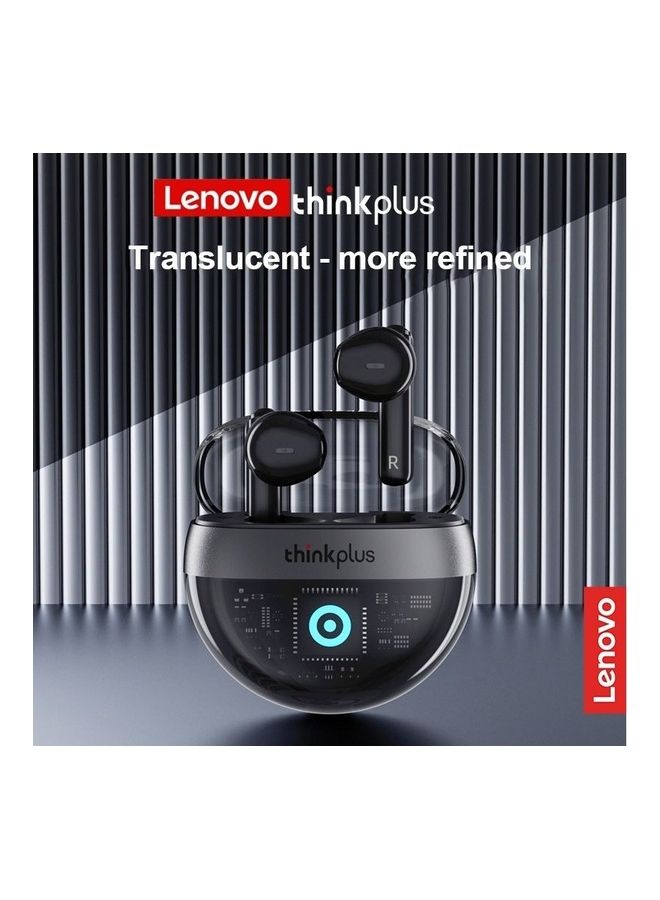 Lenovo - Thinkplus T40 TWS Wireless Bluetooth Headset Waterproof Earphone Gaming Sports Headphones Long Standby Earbuds Stereo Earphones Black - Image 1