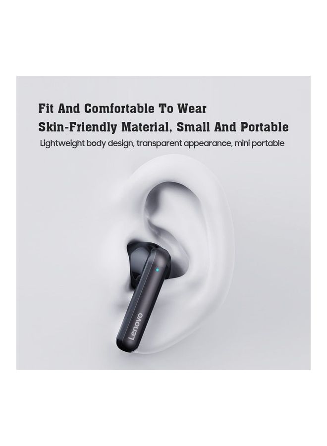 Lenovo - Thinkplus T40 TWS Wireless Bluetooth Headset Waterproof Earphone Gaming Sports Headphones Long Standby Earbuds Stereo Earphones Black - Image 1