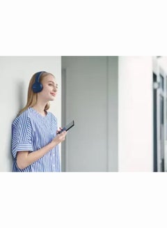 سوني سماعة رأس لاسلكية توضع على الأذن بتقنية البلوتوث طراز WH-CH510 أزرق  - Image 5