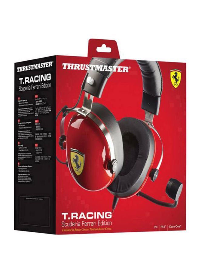 THRUSTMASTER - 4060105 Wired Over-Ear T-Racing Headphone With Mic For PS4/PS5/XOne/XSeries/NSwitch/PC - Image 1