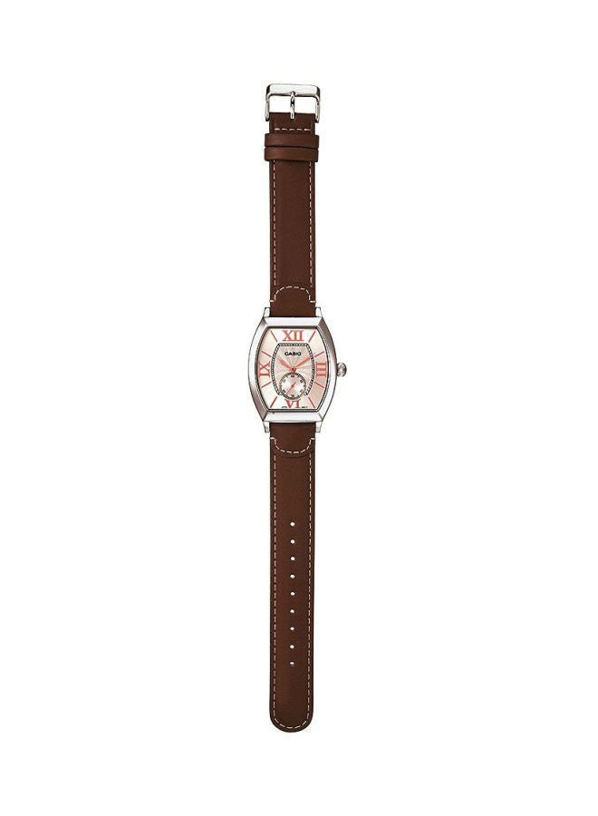 CASIO Men's Water Resistant Analog Watch MTP-E114L-5ADF - 34 mm - Brown  - Image 5